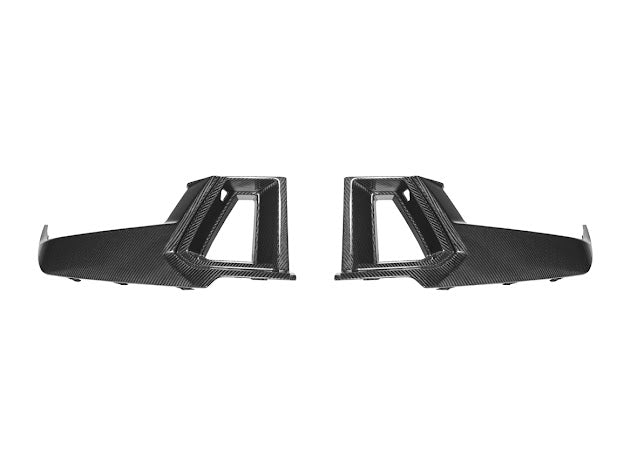 2024-Up Ford Mustang S650 Dark Horse | CARBON FIBER Front Upper Grille Insert Trim Pair